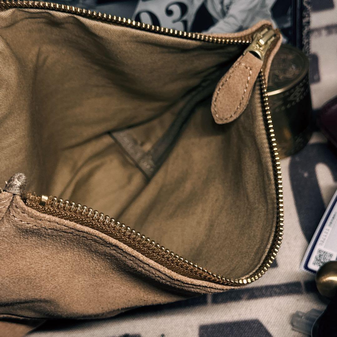 RRL スエード出張バッグ