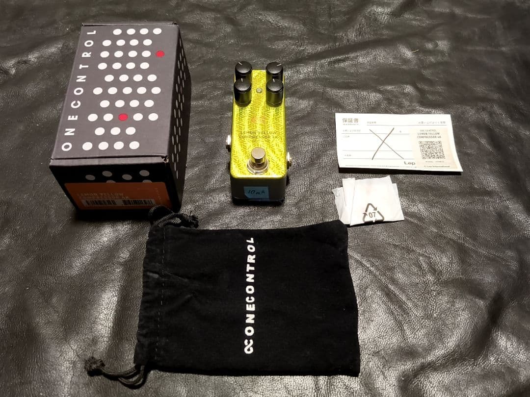 ギター One Control Lemon Yellow Compressor 4K