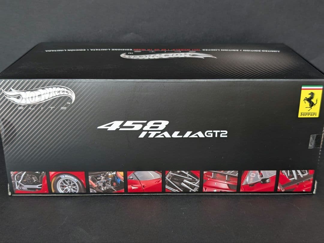 ホットウィールエリート 1/18 フェラーリ 458 イタリア GT2