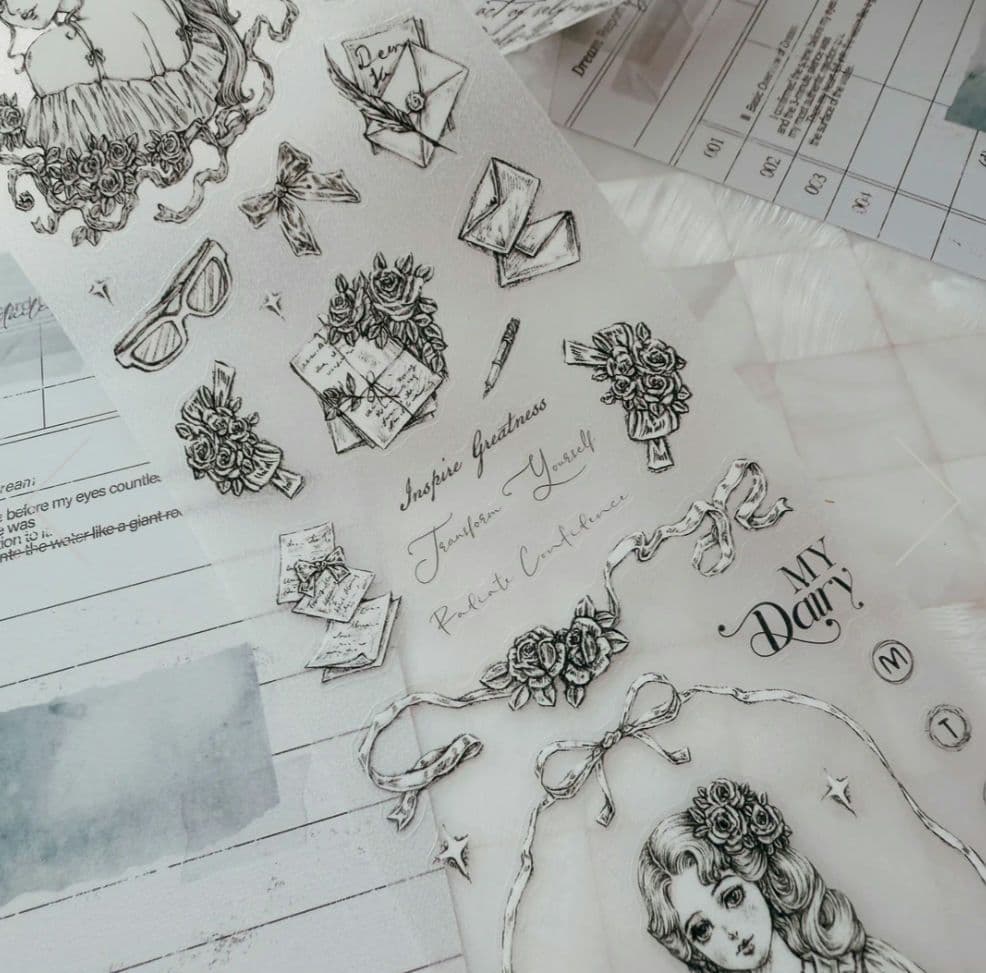 海外マステ切り売り「Journal Pages」⑲新作１ループ