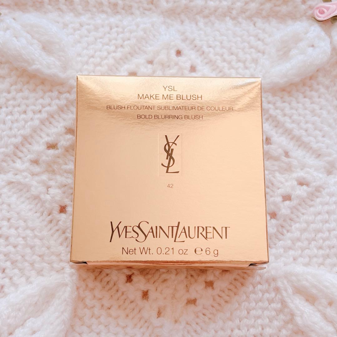 YSL メイクミーブラッシュ パウダー S 42 ベビードール ピンク 6g
