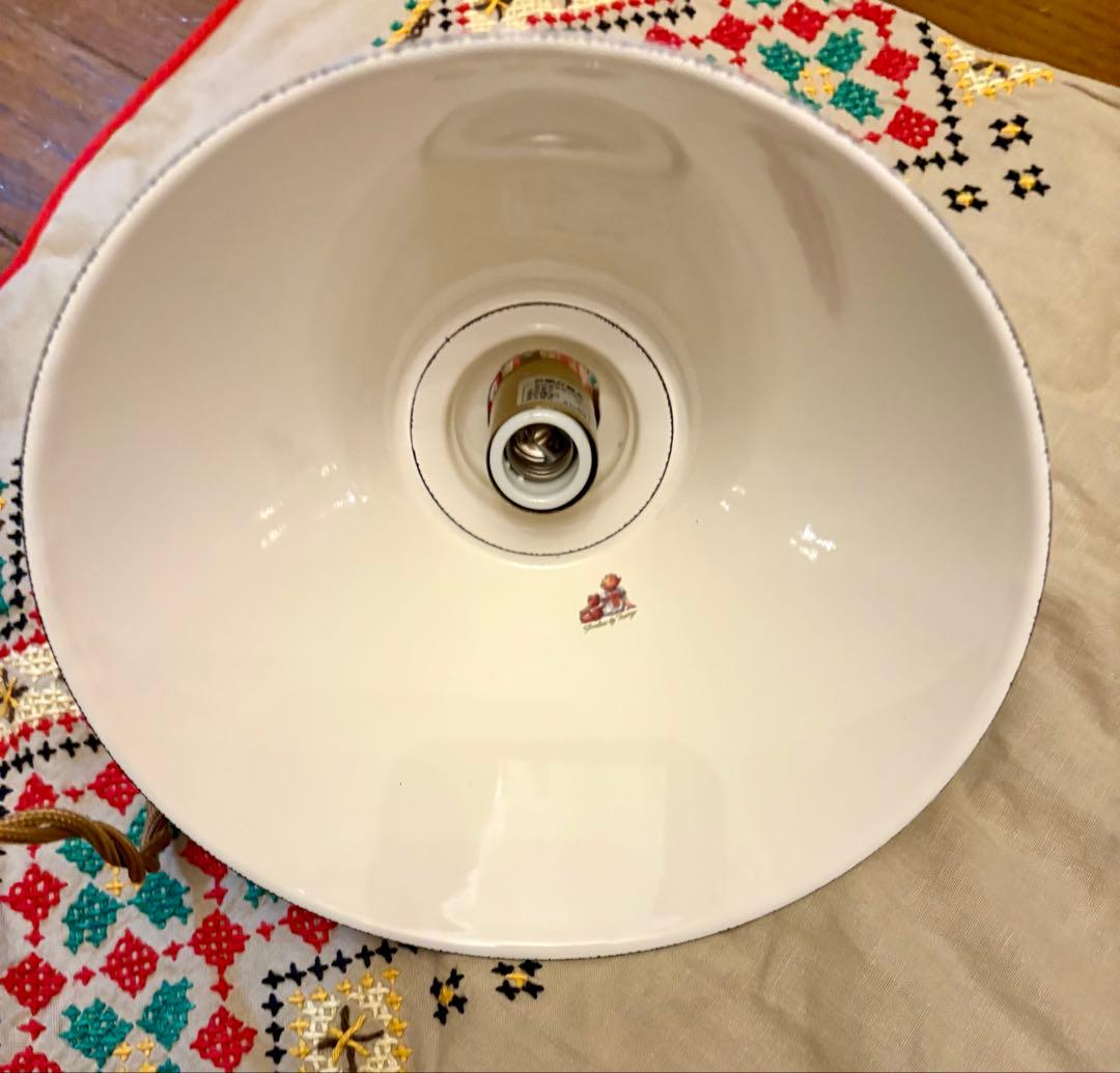 ◆希少レア◆新品未使用♡マニー♡プチメゾン ホーローシェード　コードペンダント付