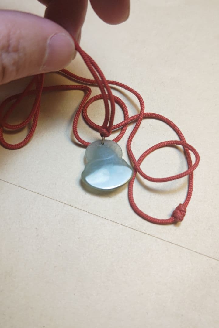 翡翠　大黒天　ネックレス　ペンダント　玉石　仏像、根付