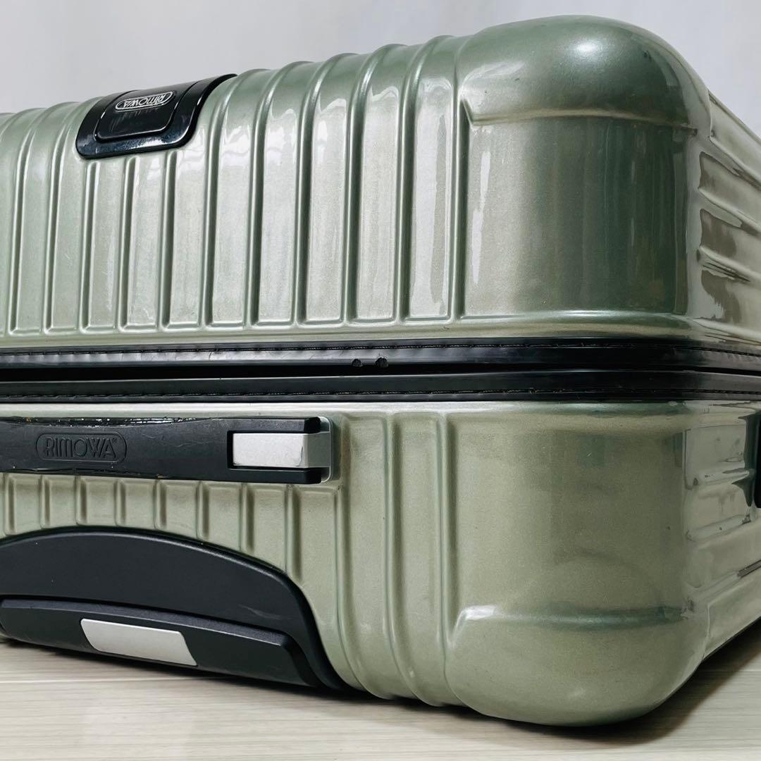 超希少❗️　リモワ　エバー航空限定モデル　サルサデラックス　82L 4輪　グリーン