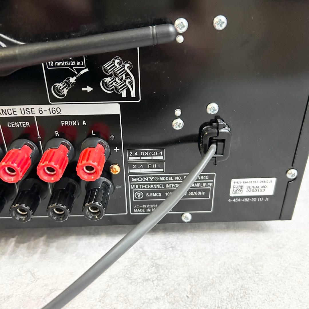 SONY STR-DN840 AVアンプ 7.2ch対応　AVレシーバー