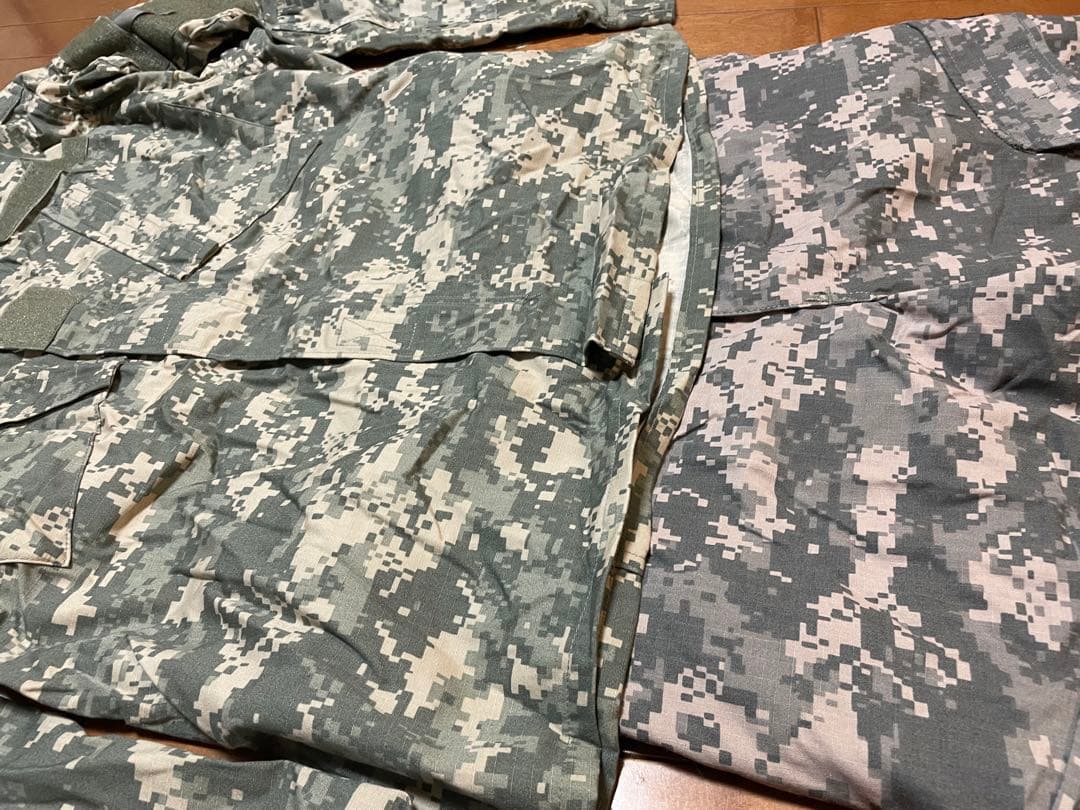 実物　米軍　ACU コンバットユニフォーム上下セット　サバゲー　デジタルカモフラ