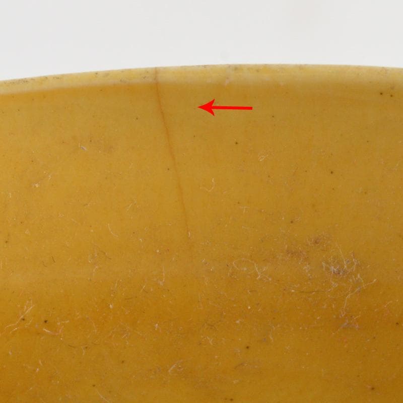 中国　黄交趾　 黄釉　龍文線刻皿　小皿　4客まとめて　D　R6016