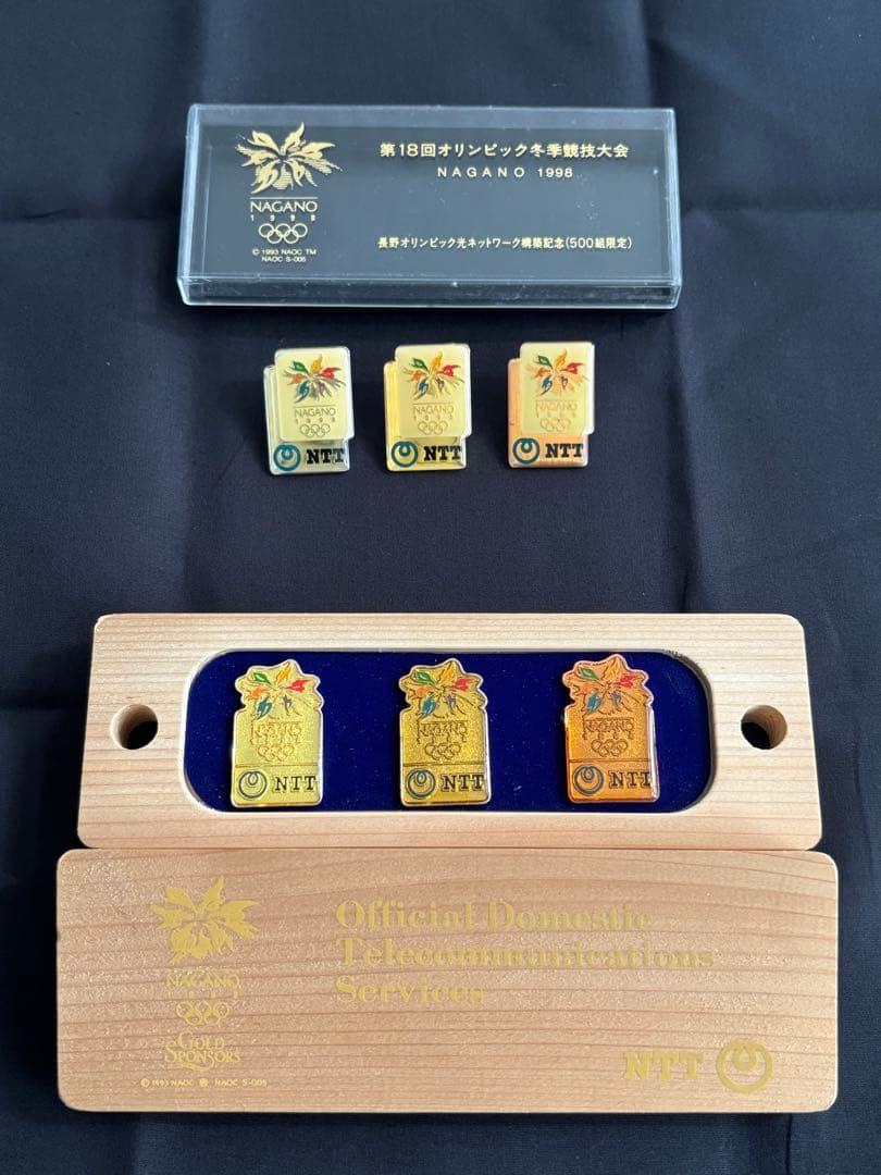 長野オリンピック NTT限定ピンバッジセット