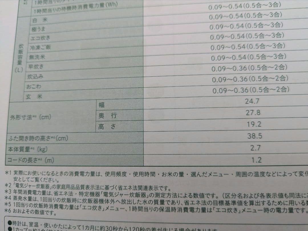 TIGER　タイガー　炊飯器　2025年製