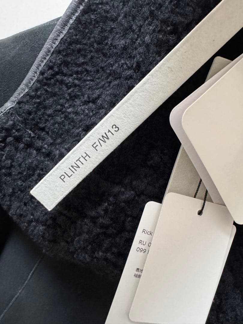 R*C様 【希少】Rick Owens シアリングジャケット PLINTH レザ
