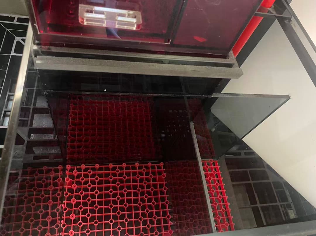 新品水槽オーバーフロー水槽45x45x38高さ80cmアクアリウム水槽引取可能