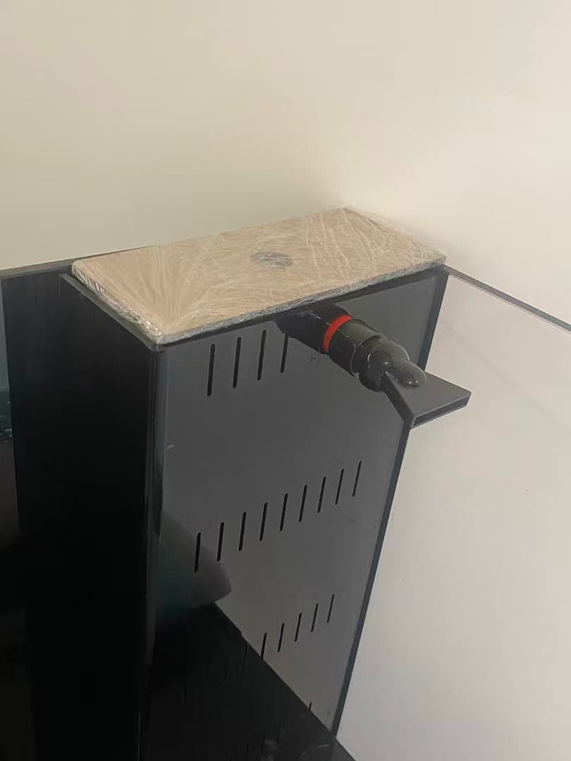 新品水槽オーバーフロー水槽45x45x38高さ80cmアクアリウム水槽引取可能