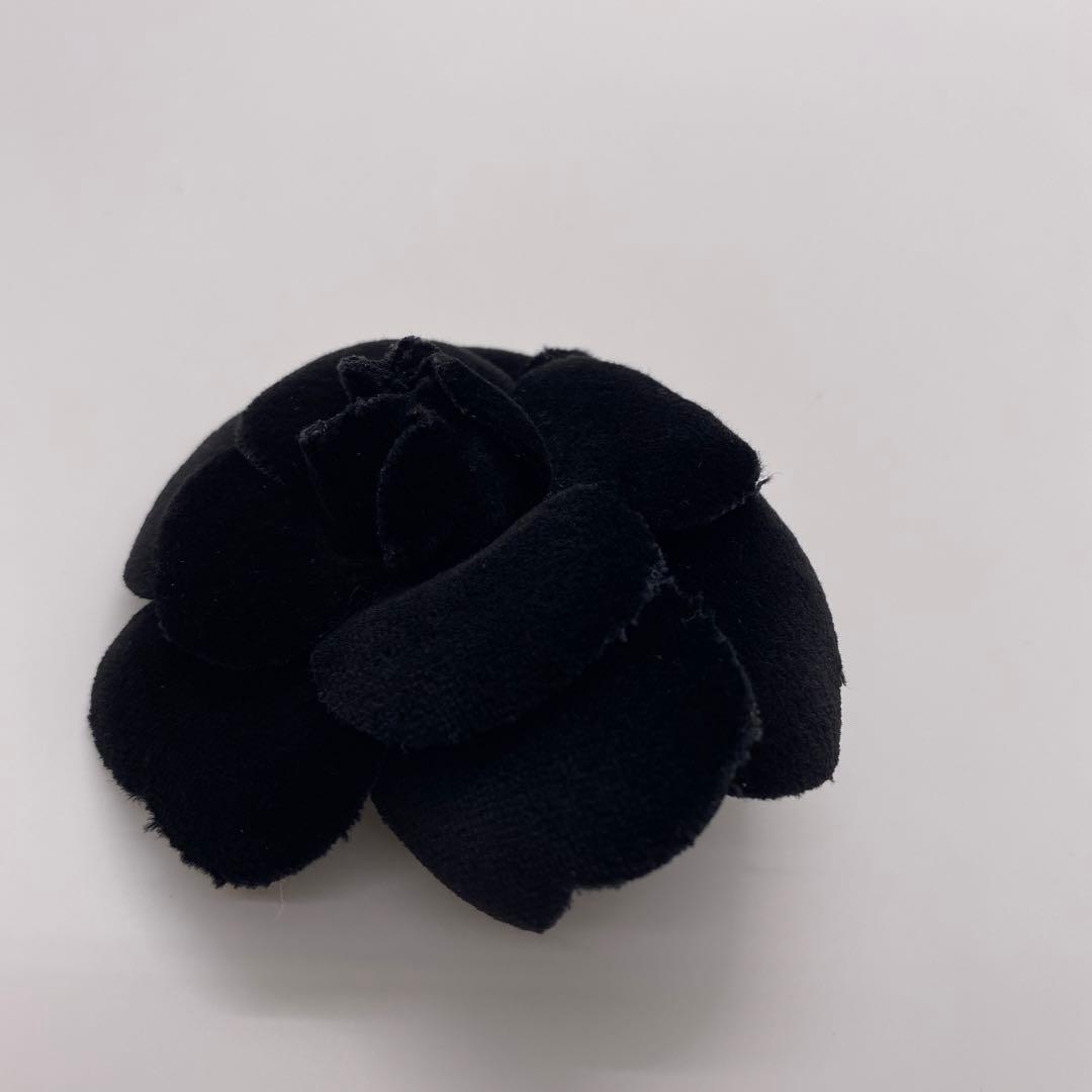 ［正規品］CHANEL カメリア コサージュ ブラック系