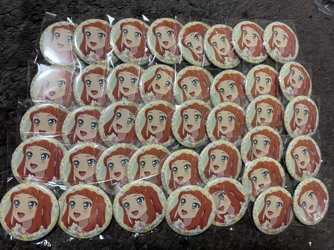 アイカツスターズ！ 缶バッジ イオン限定 早乙女あこ 40個セット