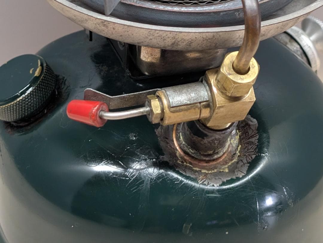 【分解メンテ済】 希少品 コールマン 508ストーブ２レバー 88年 12月