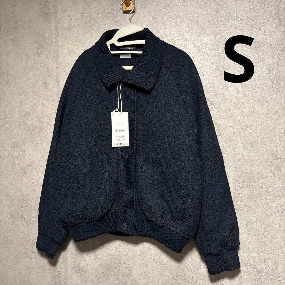 zara ザラ　リブ襟切り替えジャケット S