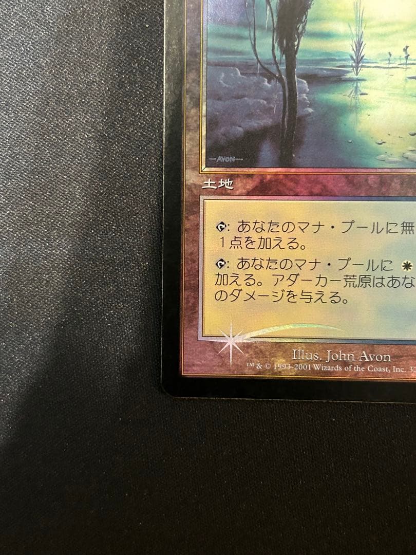 MTG アダーカー荒原 日本語 ７版foil 7ED