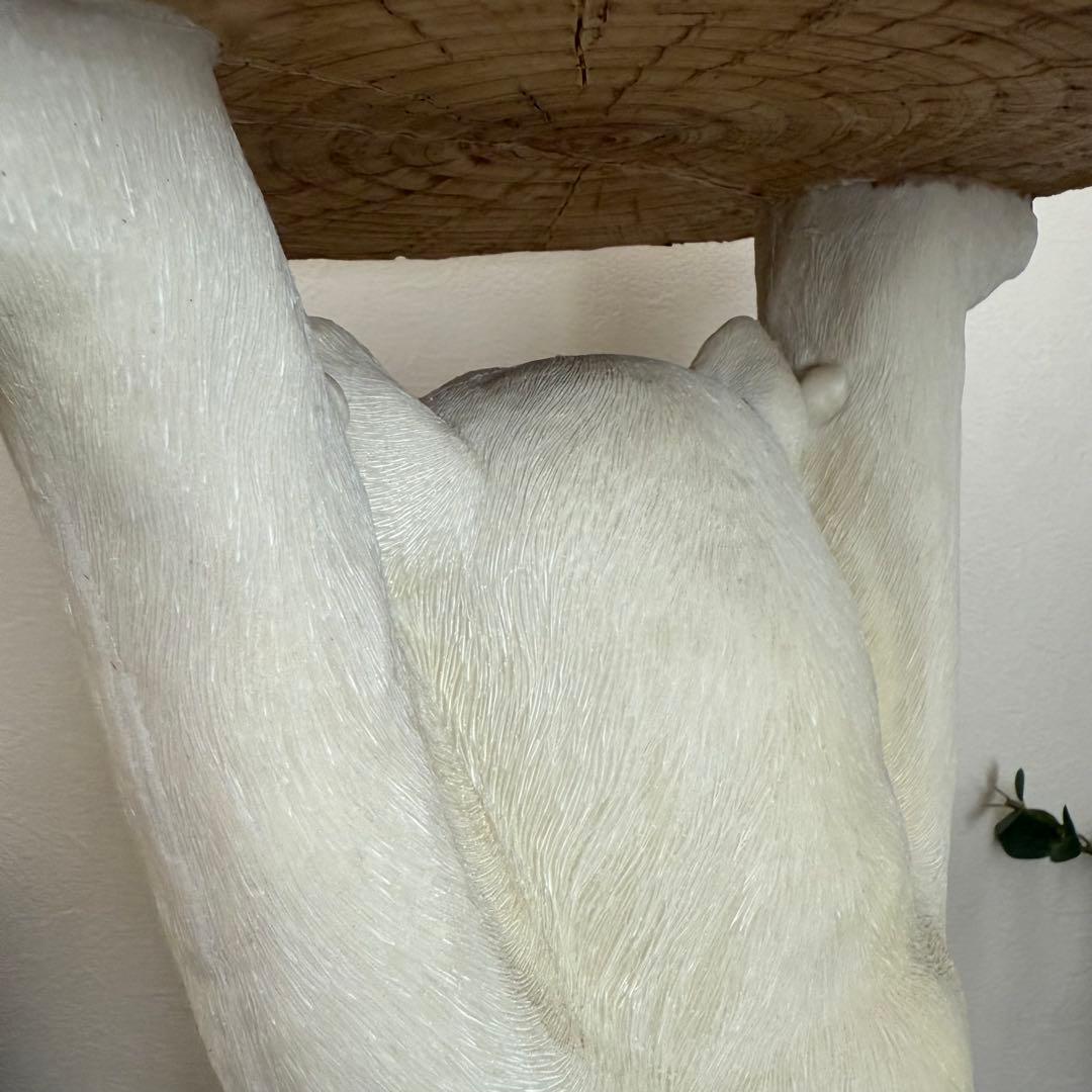 KARE アニマルサイドテーブル シロクマ