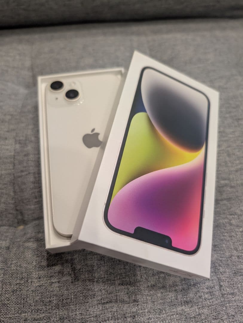 【shiki】Apple iPhone 14 ホワイト 128GB本体