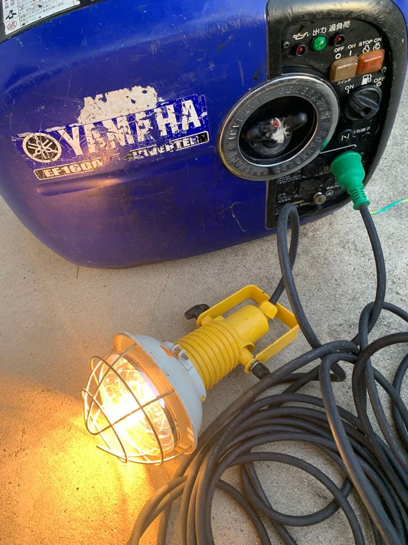 インバーター発電機 YAMAHA EF1600iS 動作確認済　動画あり