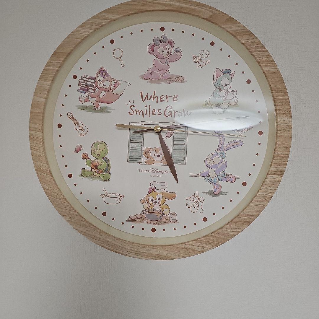 ダッフィー掛け時計　写真立て