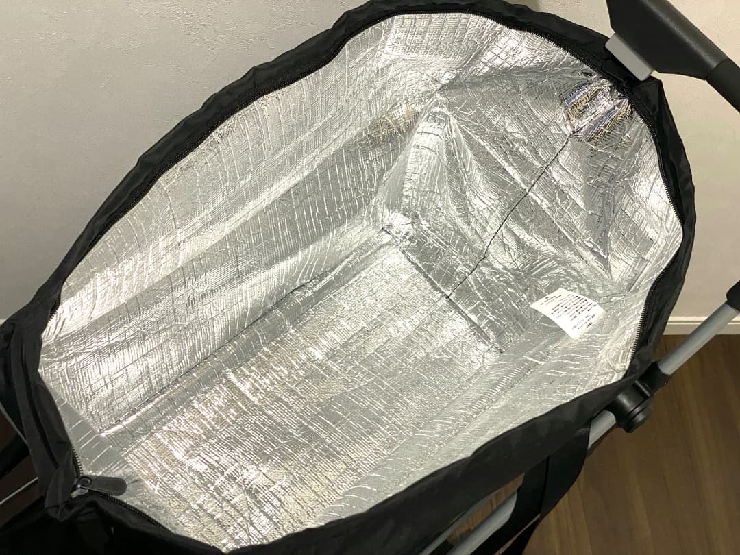 ち*ん様 【マイバッグと保冷バッグ付属】EcoCa ショッピングカート 折り畳み