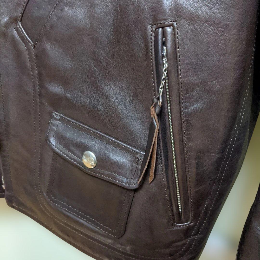 専用】美品 FILL THE BILL ホースレザーライダースジャケット