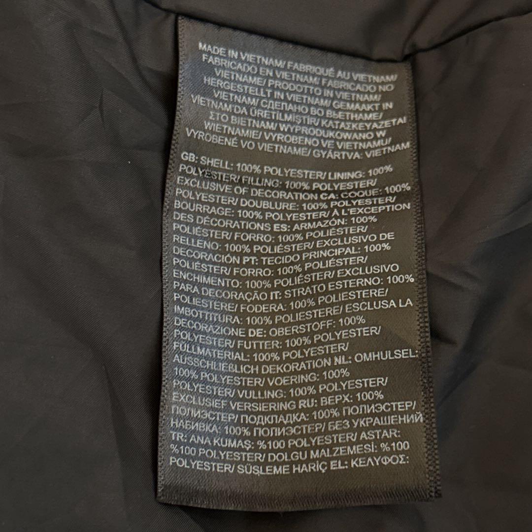 k*n様 ノースフェイス 中綿ジャケット M ブラック 企業ロゴ LastPas