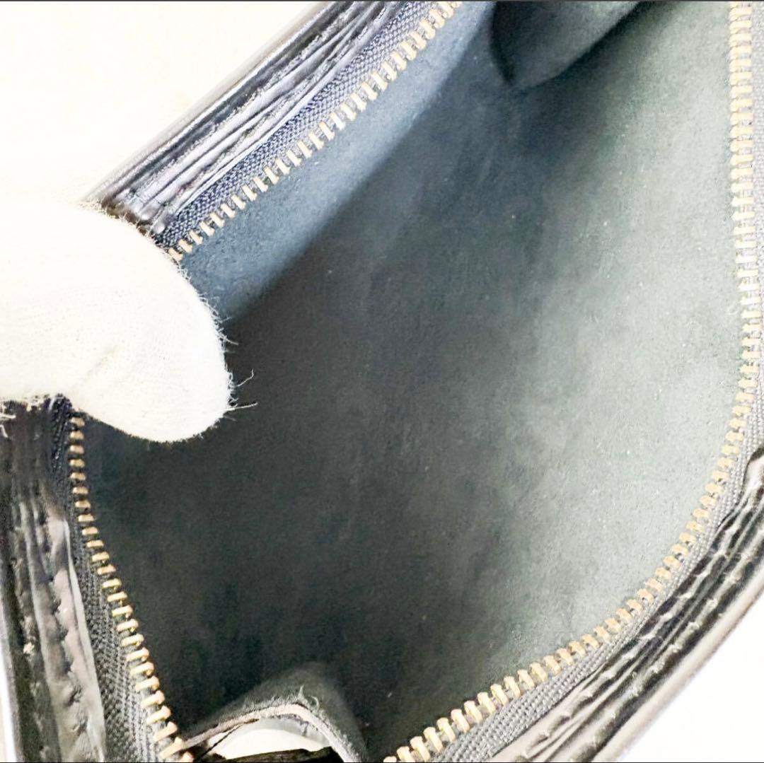 【美品】 LOUIS VUITTON アクセソワール ノワール エピ ブラック