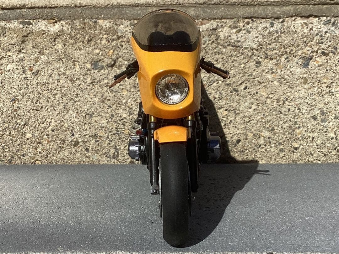 メカザワ バイクプラモデル族車　アオシマ1/12 Z1-R (ジャンク品)