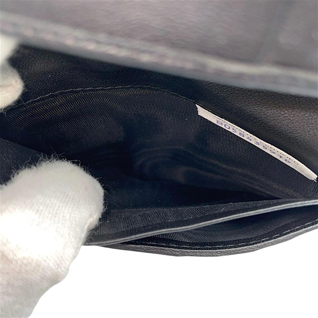 【美品】ボッテガヴェネタ　折り財布　イントレチャート　黒　ブラック