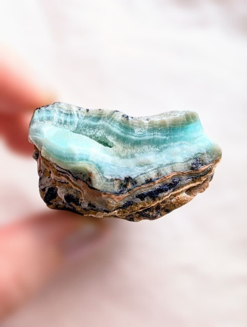 パキスタン産 アズライト アラゴナイト 共生 鉱物標本 原石