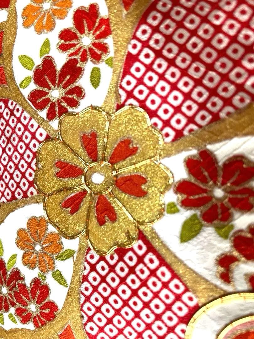 成人式　振袖　長襦袢　半えり　帯　帯締め　帯揚げ　6点セット　金コマ刺繍　菊京屋