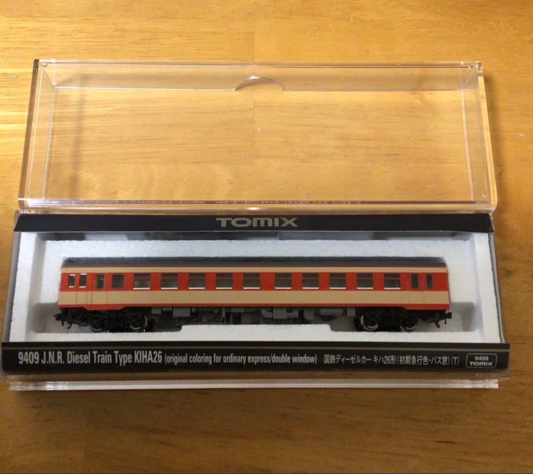 TOMIX キハ26 3両 :1段窓 M+T 2両セット バス窓T車 1両