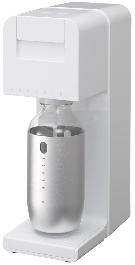 新品 SODAMINI 炭酸水メーカー CO2ボンベ・アルミアウターボトル付き