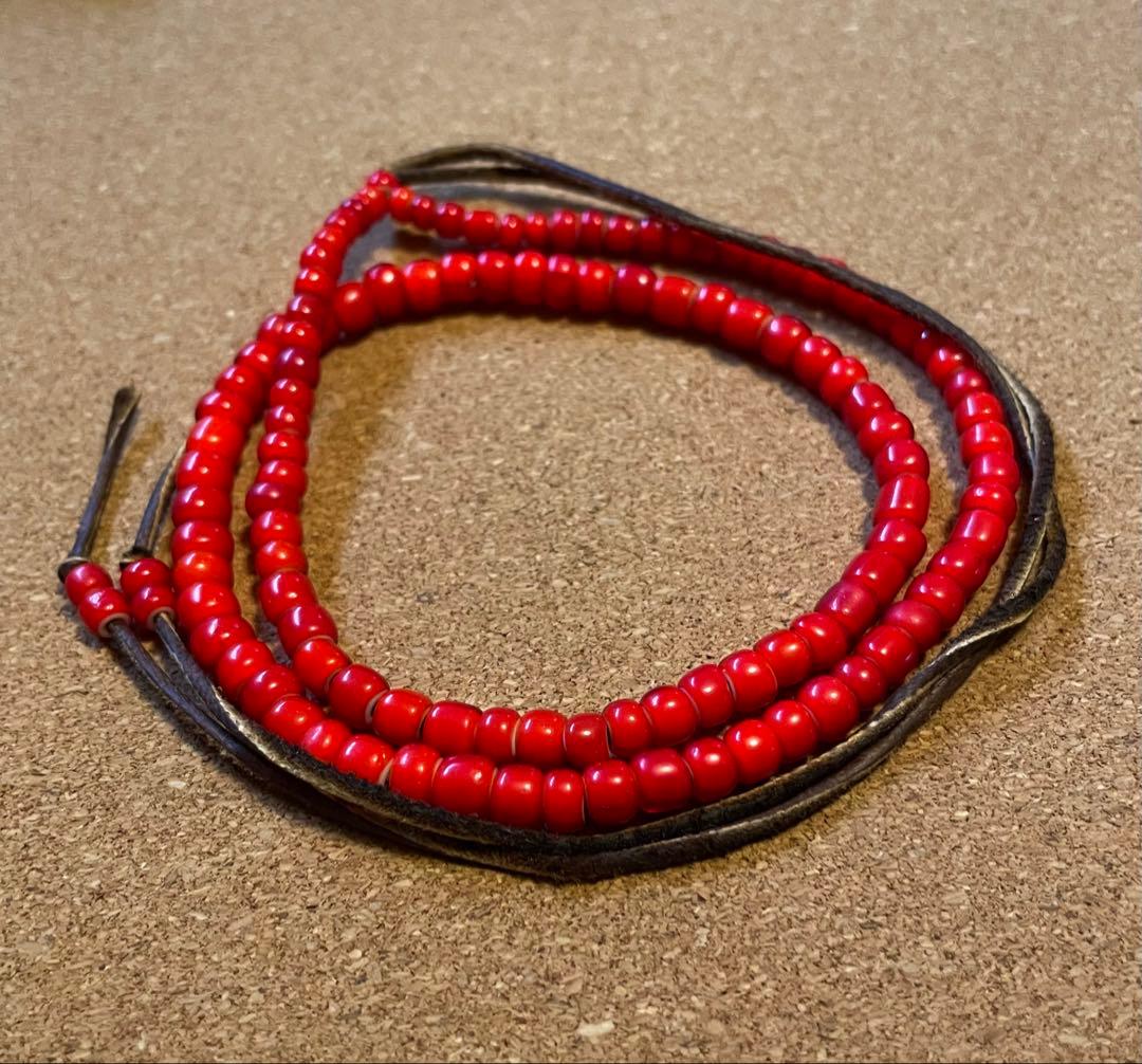 アンティーク　ホワイトハーツネックレス！ゴローズの革紐通ります。