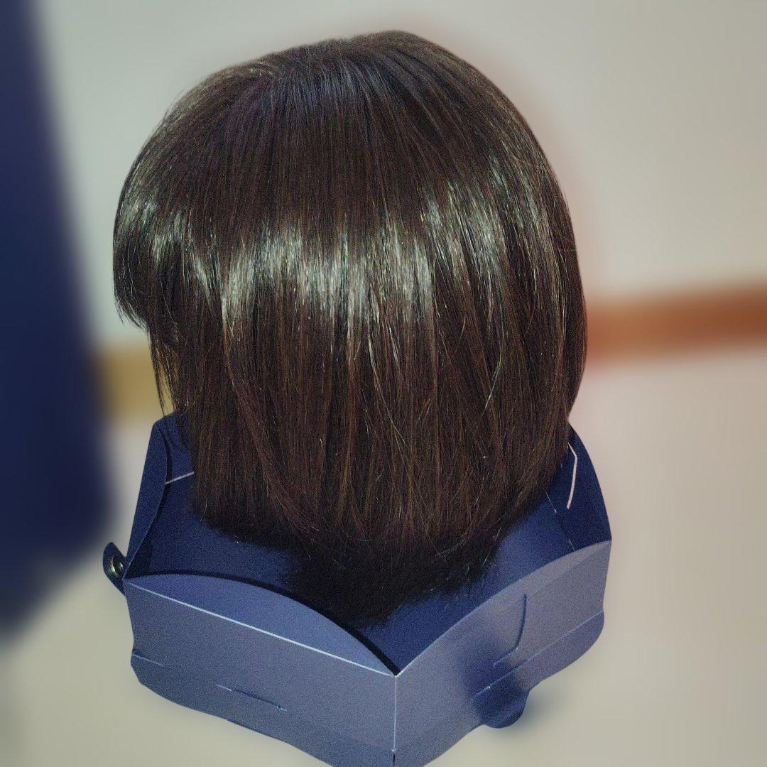 アデランス フォンティーヌ ウィッグ ショートボブ　マットブラウン