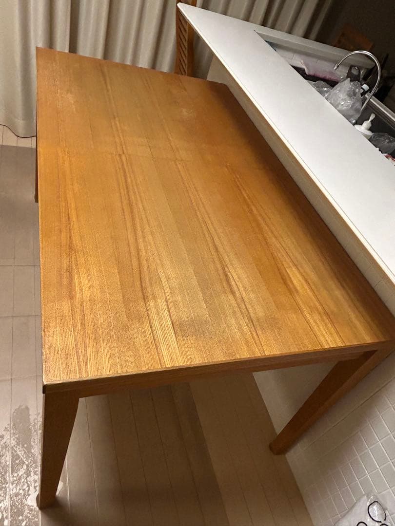 専用　エクステンションダイニングテーブル　天然木　simple style 引取