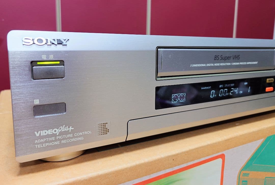 ★【未使用に近い】SONY SLV-RX7/ Super VHS/再生確認済み】