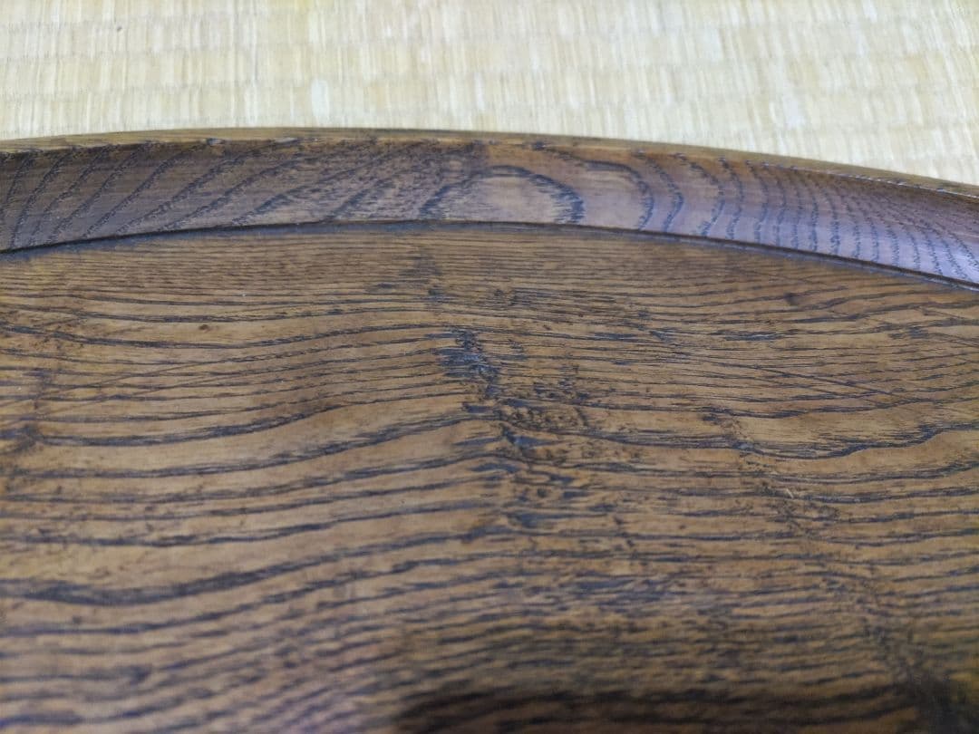 時代！　木地盆　大盆（57ｃｍ）　栓の木　酒器使いに