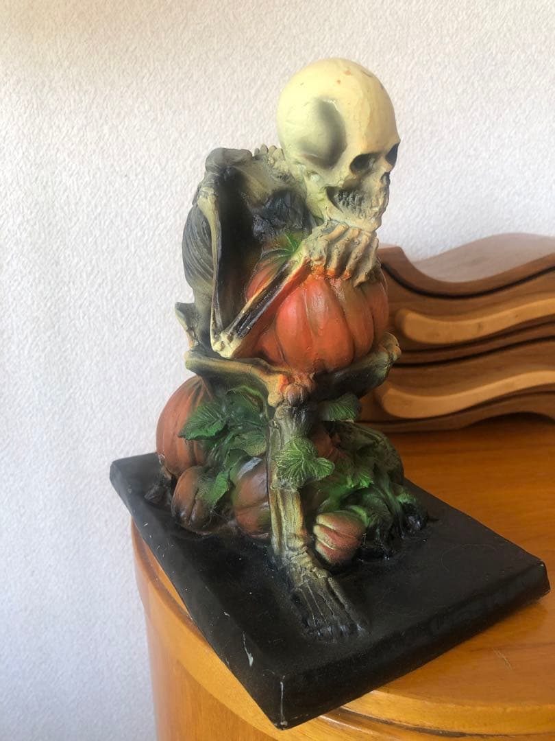 ビンテージ　スカル　髑髏　骸骨　ハロウィン　死神　50s モンスター　レトロ