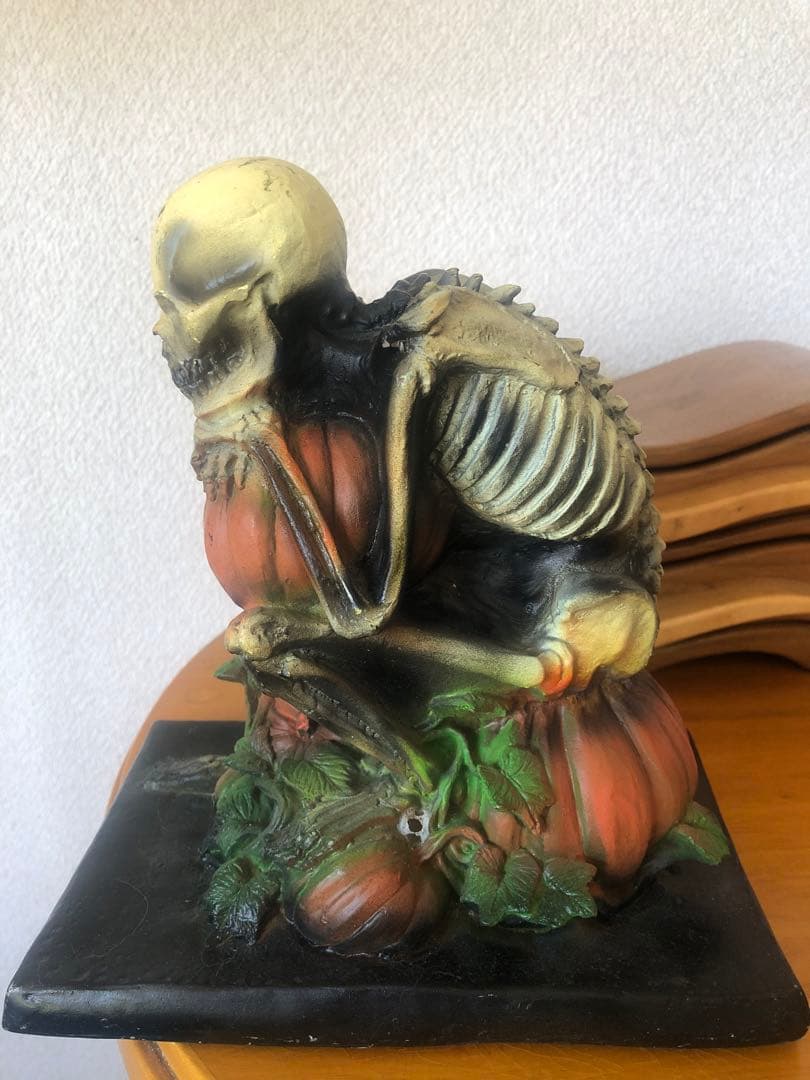 ビンテージ　スカル　髑髏　骸骨　ハロウィン　死神　50s モンスター　レトロ