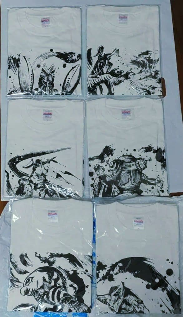 ウルトラ怪獣　墨絵風コレクション Tシャツ 全6種セット