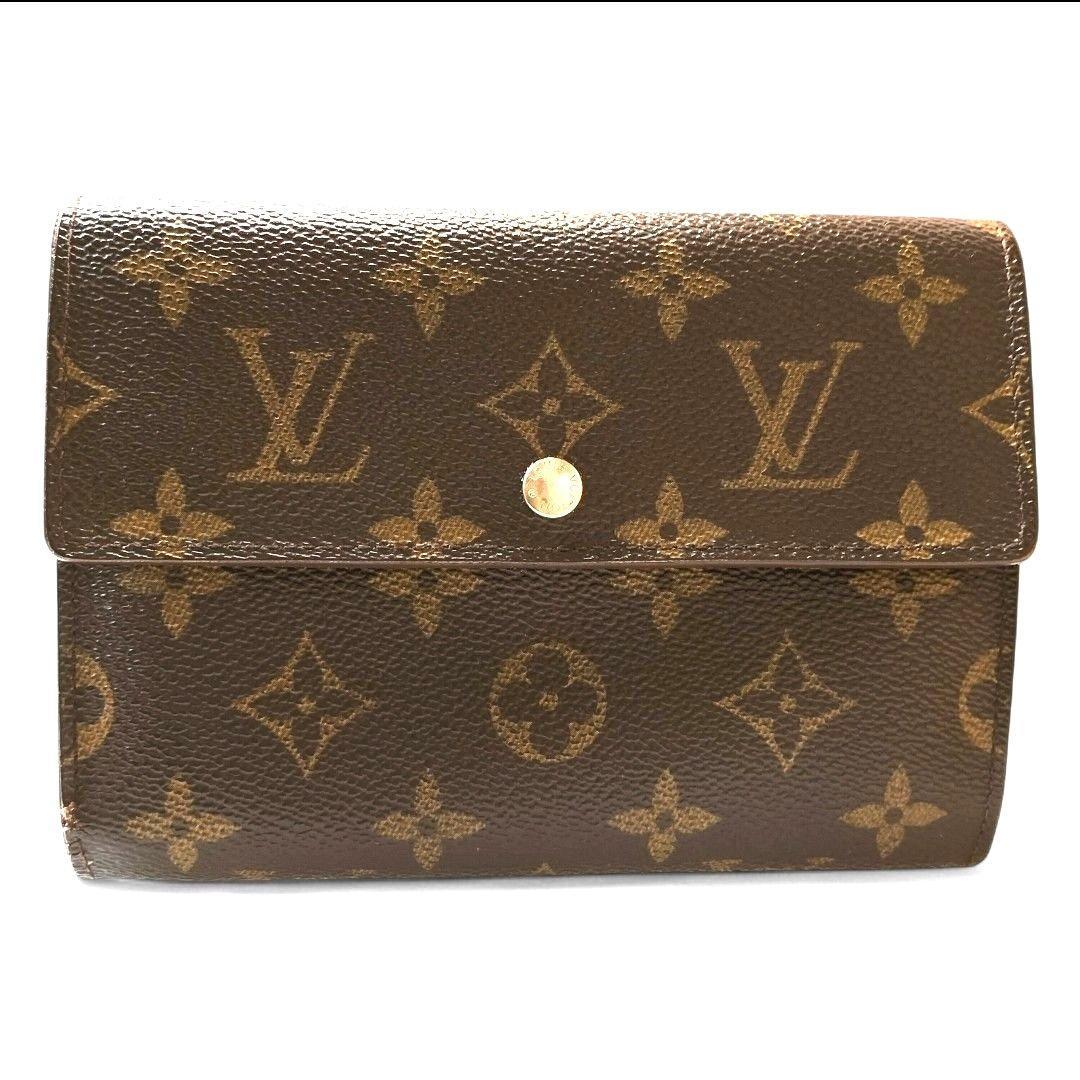 モノグラム ポルトトレゾール エテュイ パピエ 三つ折り財布 ルイヴィトン