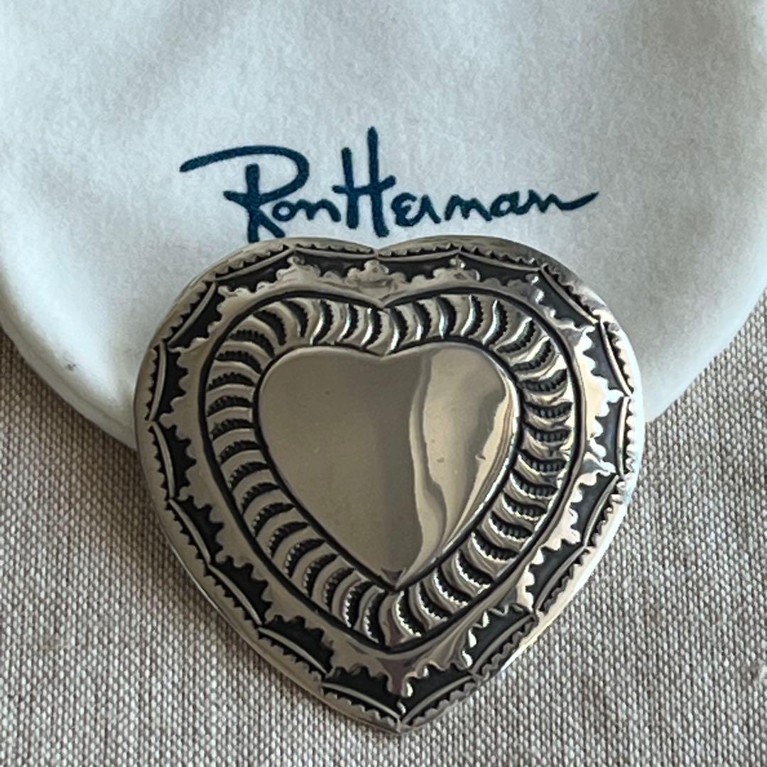 HARPO ハートブローチ ナバホ　インディアンジュエリー　シルバー