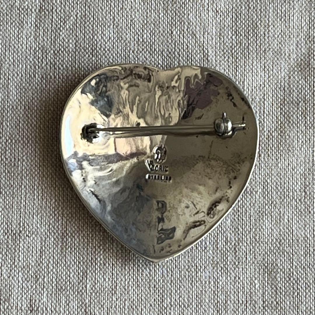 HARPO ハートブローチ ナバホ　インディアンジュエリー　シルバー