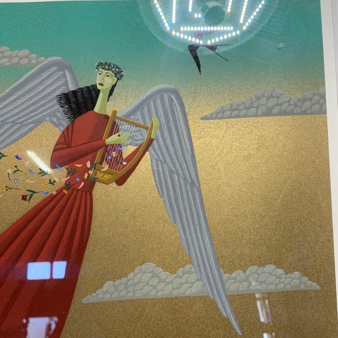 H914\" 北見 隆 春の知らせ PLF-1950 絵画 インテリア