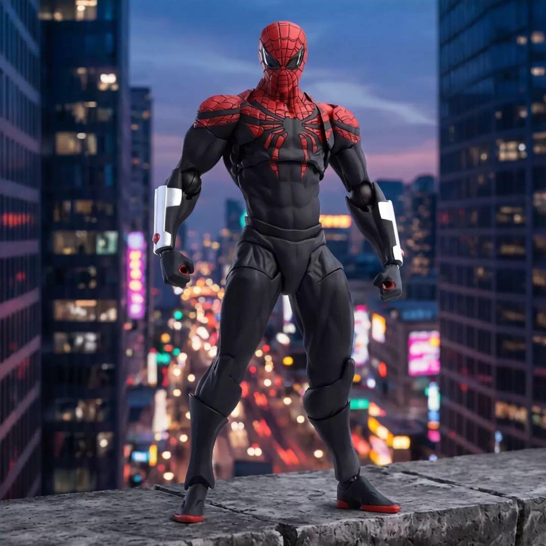 MESS TOYS製のスーペリア・スパイダーマン1/12スケール新しい未開封