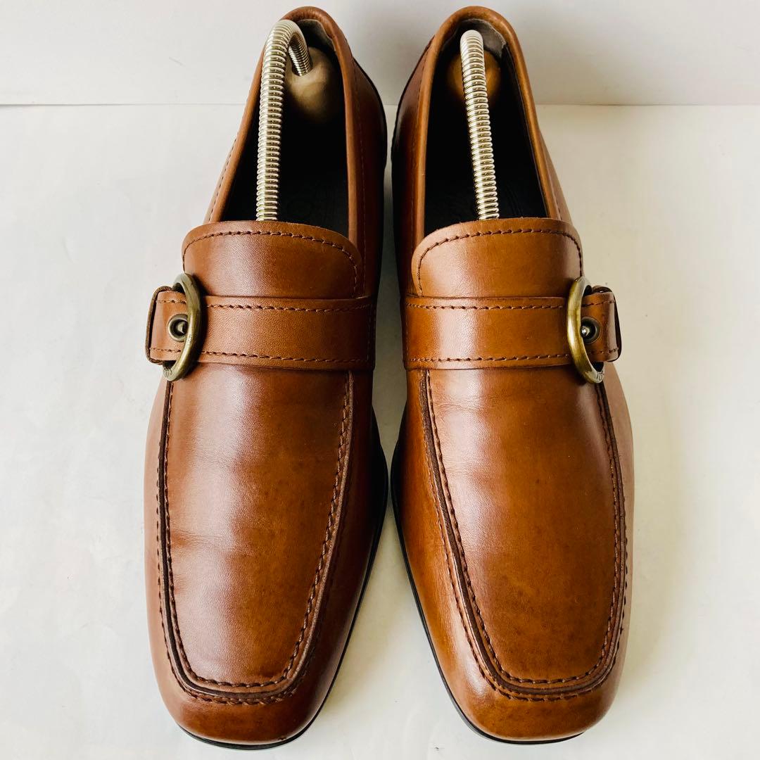 TOD'S トッズ 濃茶 ローファー 24.5cm 除菌・消臭済み