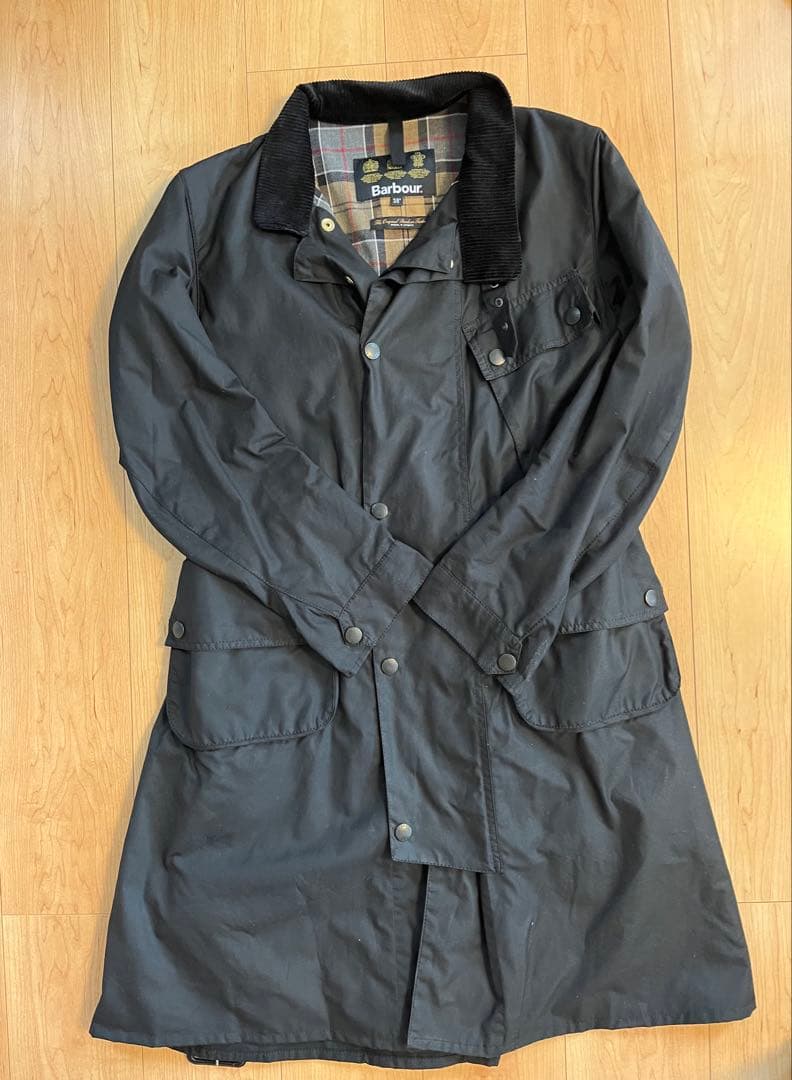 【専用】バブアー　Barbour BI LONG COAT 36 黒
